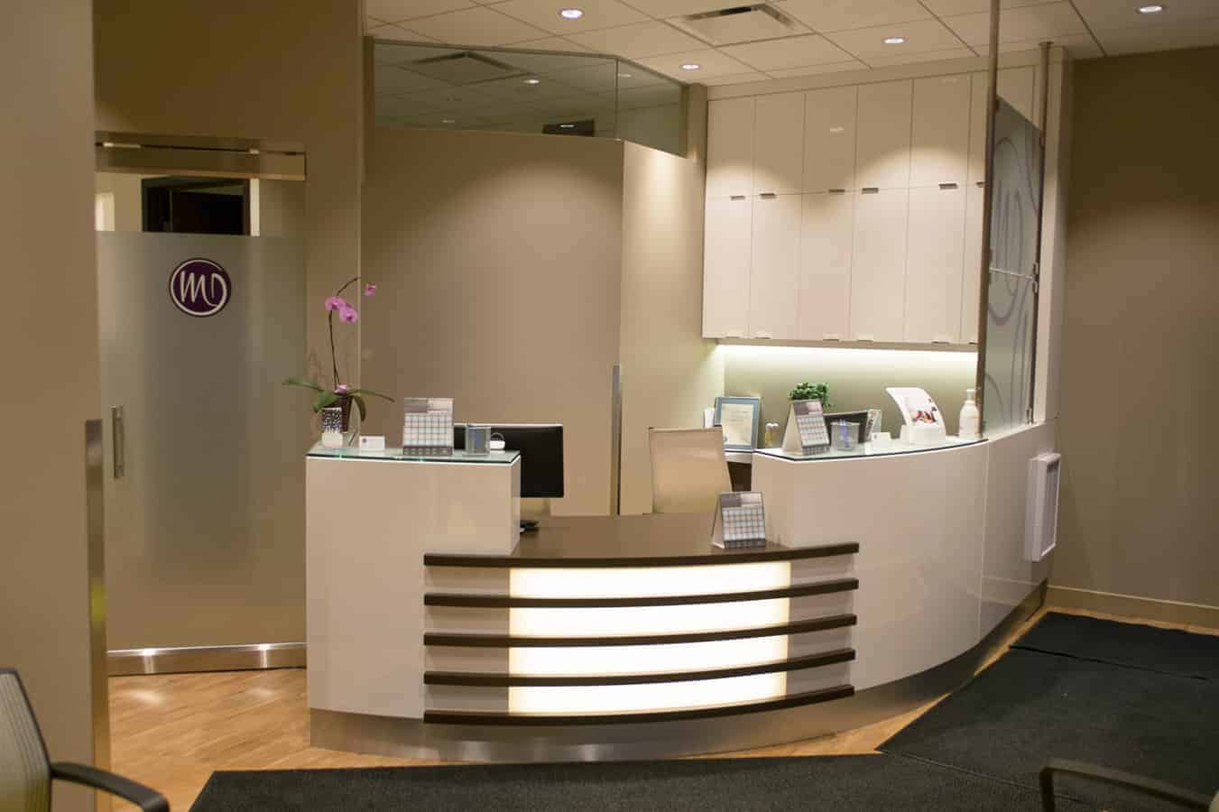 Montreux Dental Clinic Reception Area